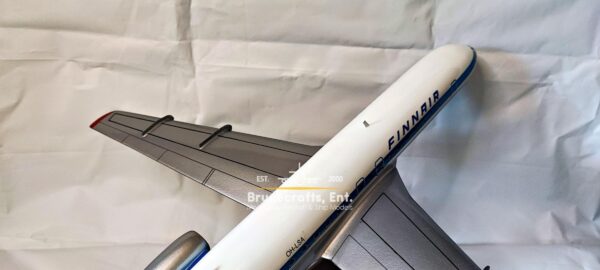 Sud Aviation Super Caravelle Finnair Aircraft with detailed craftsmanship.